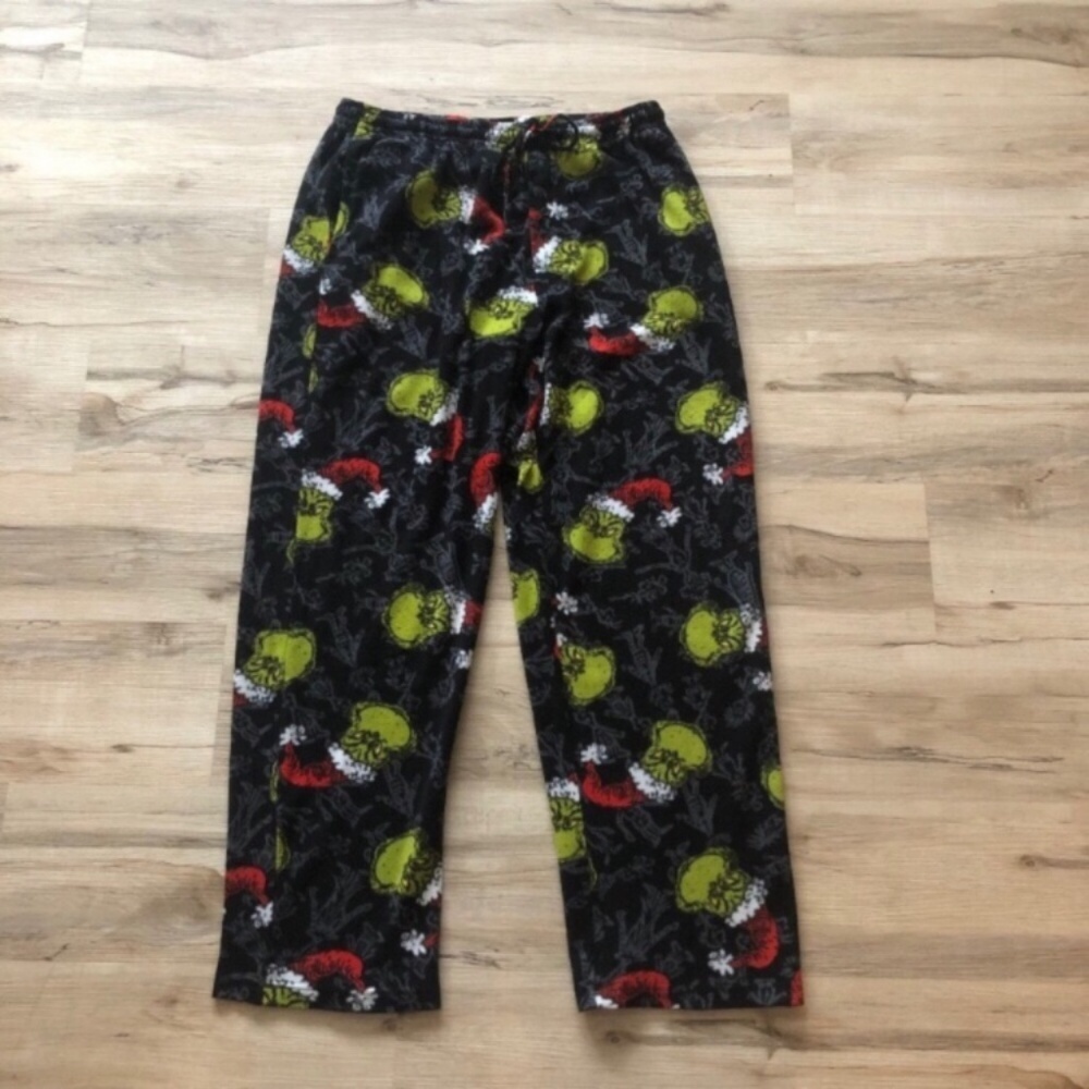 MASSIVE $10 SALE Dr. Seuss Black Pants with Green and Red Patterns